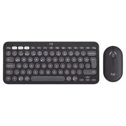 Logitech Pebble 2 Combo 920-012245 Siyah TKL Kablosuz Klavye Mouse Seti - LOGİTECH