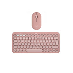 Logitech Pebble 2 Combo 920-012247 Pembe TKL Kablosuz Klavye Mouse Seti - 2