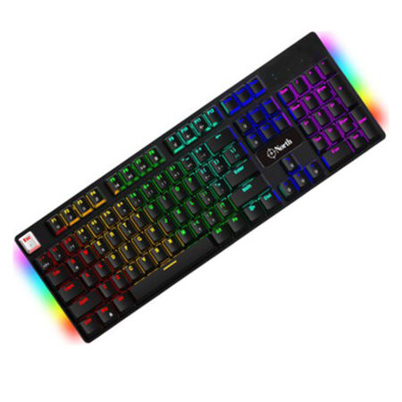 North Shield Blue Switch Siyah Türkçe Q RGB Mekanik Gaming Klavye - 2