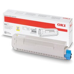 Oki 45862814 Sarı Orijinal Toner Yüksek Kapasiteli - OKI