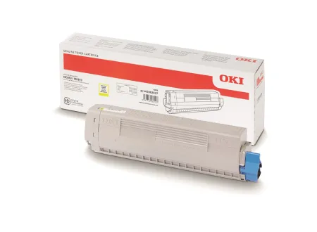 Oki 45862837 Sarı Orijinal Toner - 1
