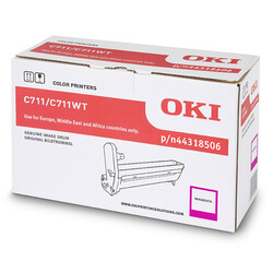 Oki C711-44318506 Orjinal Kırmızı Drum Ünitesi - 1