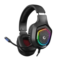 Rampage Vector RM-K90 Siyah Kulak Üstü Kablolu Oyuncu Kulaklık - RAMPAGE