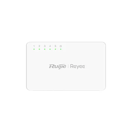 Reyee RG-ES05F 5 Port 10/100 Mbps Fast Ethernet Tak-Çalıştır Network Switch - 1
