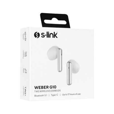 S-link Weber G10 TWS Beyaz Bluetooth Kulaklık - 4