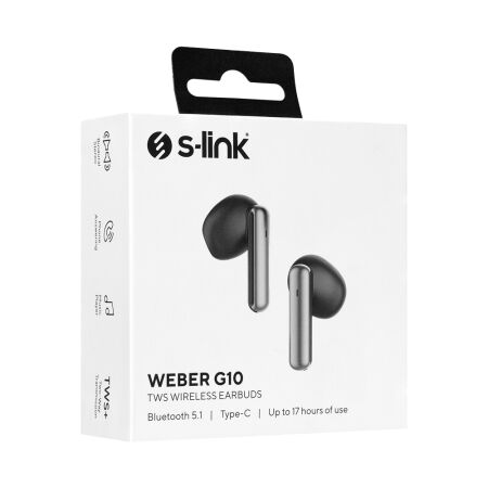 S-link Weber G10 TWS Siyah Bluetooth Kulaklık - 4