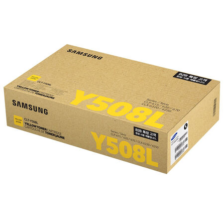 Samsung CLT-Y508L/Hp SU535A Sarı Orjinal Toner Yüksek Kapasiteli - 1