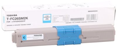 Toshiba T-FC26E-C Mavi Orjinal Fotokopi Toner - 1