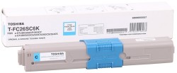 Toshiba T-FC26E-C Mavi Orjinal Fotokopi Toner Extra Yüksek Kapasiteli - 1