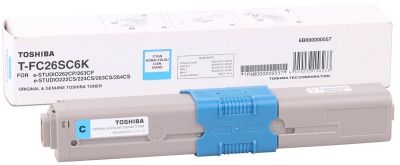 Toshiba T-FC26E-C Mavi Orjinal Fotokopi Toner Extra Yüksek Kapasiteli - 2