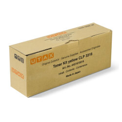 Utax CLP-3316- 4431610016 Sarı Orijinal Toner - 