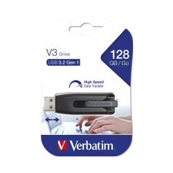 Verbatim 128GB USB 3.2 Store N Go V3 Memory - Verbatim