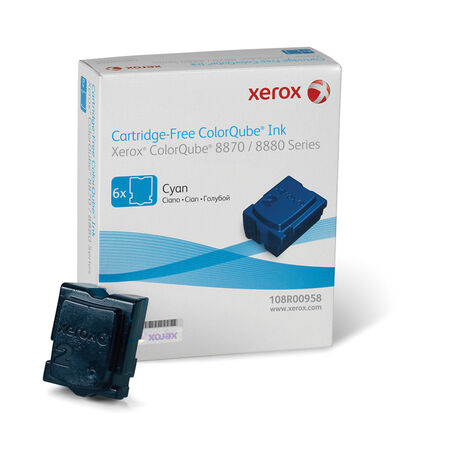 Xerox ColorQube 8870-108R00958 Mavi Orjinal Katı Mürekkep 6Lı - 1