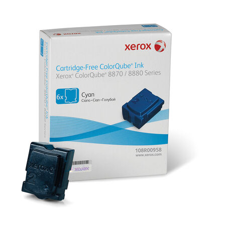 Xerox ColorQube 8870-108R00958 Mavi Orijinal Katı Mürekkep 6Lı - 2