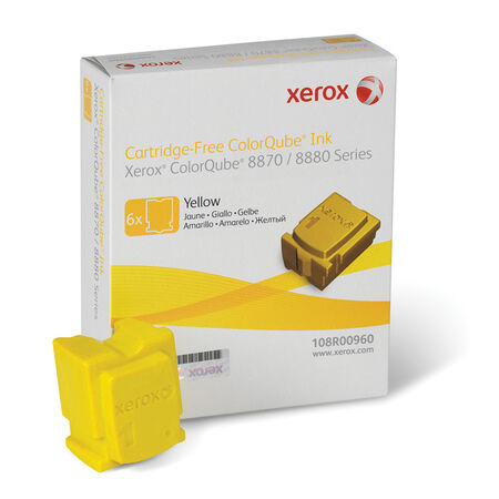 Xerox ColorQube 8870-108R00960 Sarı Orjinal Katı Mürekkep 6Lı - 1