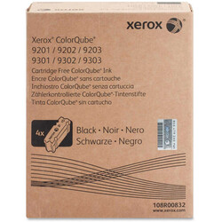 Xerox - Xerox ColorQube 9201-108R00832 Metered Siyah Orjinal Katı Mürekkep 4Lü