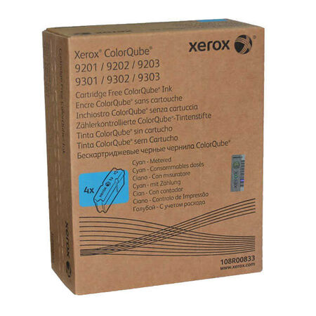 Xerox ColorQube 9201-108R00833 Metered Mavi Orjinal Katı Mürekkep 4Lü - 1