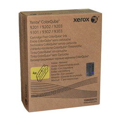 Xerox - Xerox ColorQube 9201-108R00835 Metered Sarı Orjinal Katı Mürekkep 4Lü