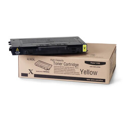 Xerox Phaser 6100-106R00682 Sarı Orjinal Toner Yüksek Kapasiteli - Xerox