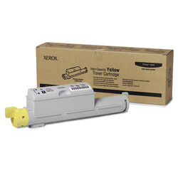 Xerox Phaser 6360-106R01220 Sarı Orjinal Toner Yüksek Kapasiteli - Xerox