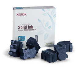 Xerox Phaser 8860-108R00817 Mavi Orjinal Katı Mürekkep 6Lı - Xerox