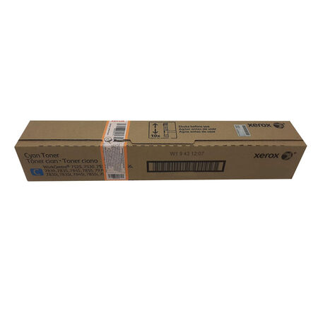 Xerox Workcentre 7525-006R01512 Metered Blue Original Photocopy Toner - 1